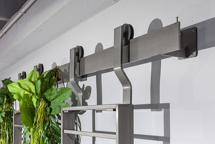 sistema di fissaggio a soffitto Pulley